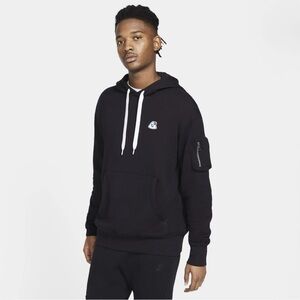 [DA8737-010] Mens Nike Sportswear Airmoji Pullover Hoodie